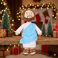 Jesus-on-the-Shelf plush doll, a Christian Christmas tradition starter for families.
